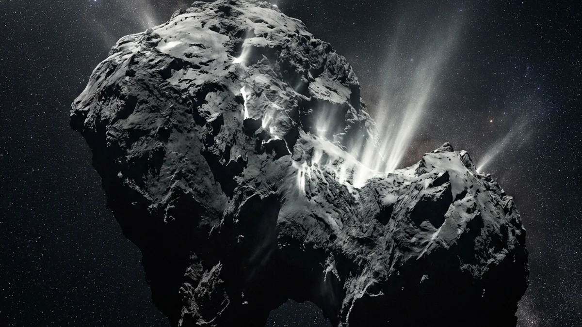 Núcleo ativo do cometa interestelar 3I/ATLAS