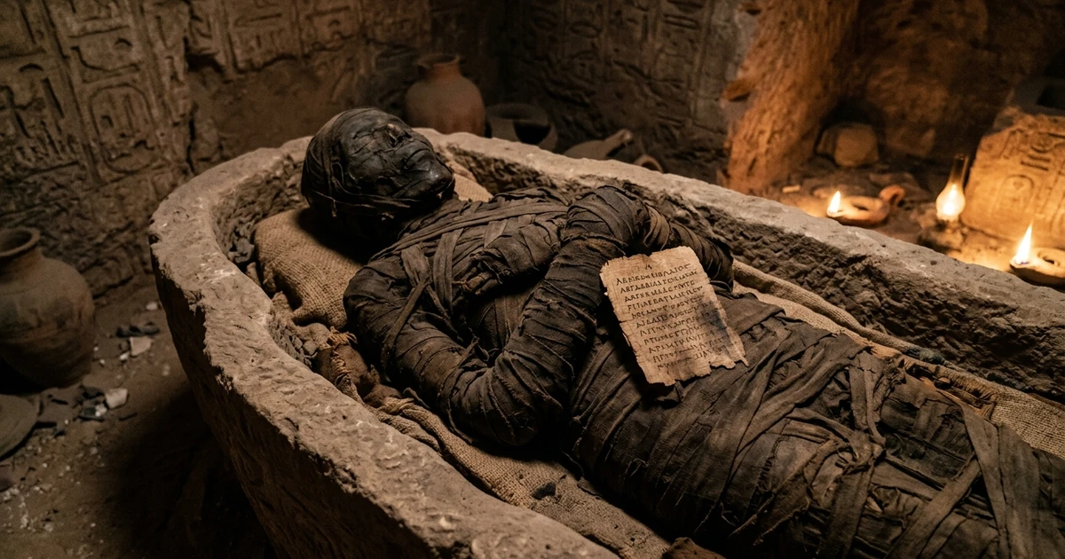 The Enigma of Oxyrhynchus: 1,600-Year-Old Mummy Discovered with Homer's Iliad Papyrus
