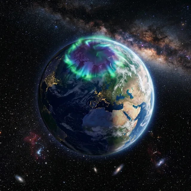 O universo visto do espaço