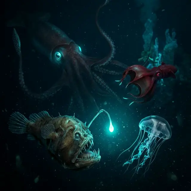 Criaturas Bizarras das Profundezas do Oceano