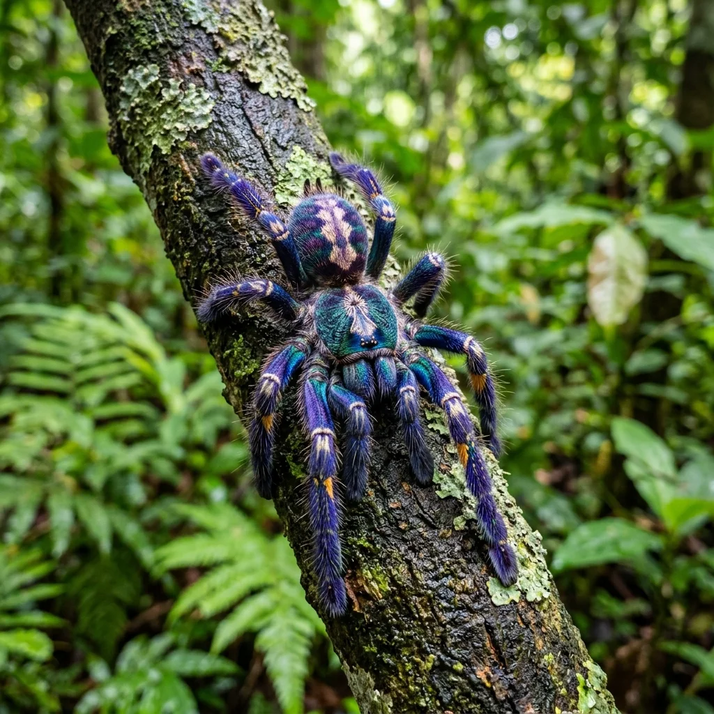 🕷️ Tarántula Arcoíris