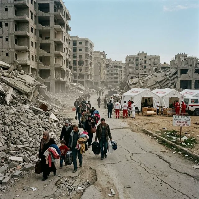 Crise humanitária no Líbano - Imagem 1