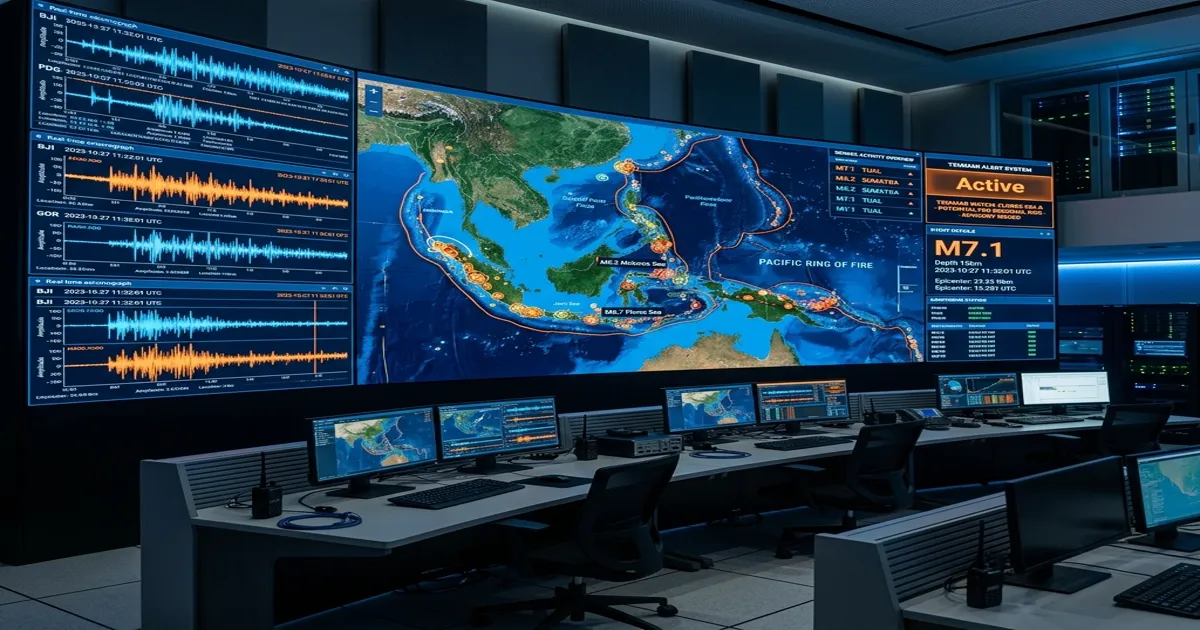 BMKG seismic and tsunami monitoring equipment in Indonesia