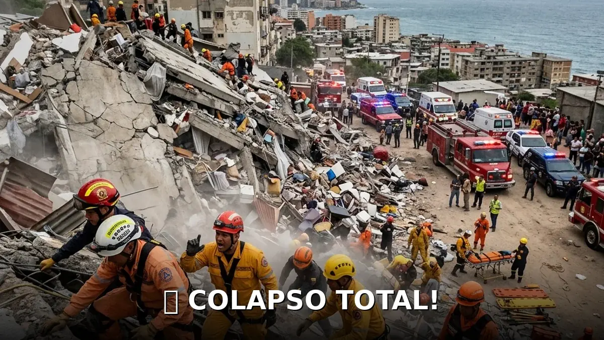 Terremoto na Venezuela: O Colapso de Prédios e a Busca por Sobreviventes