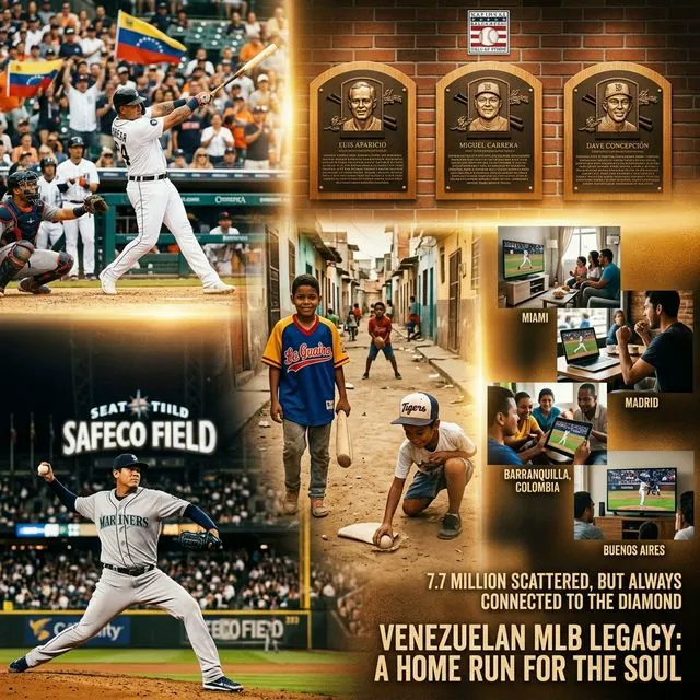 Legado venezuelano no baseball: jogadores na MLB, Hall da Fama e diáspora de 7,7 milhões assistindo