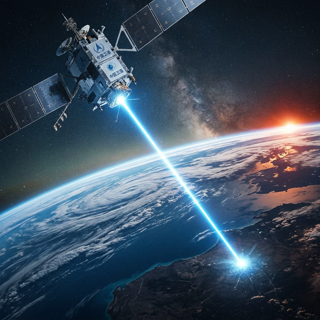 China Dispara Laser do Espaço: 5x Starlink