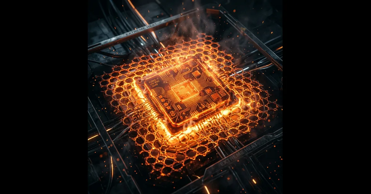 Chip de Grafeno Sobrevive a 700°C e Muda a IA