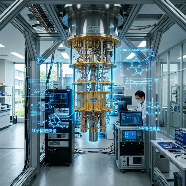 Computador quântico da Fujitsu em laboratório de pesquisa