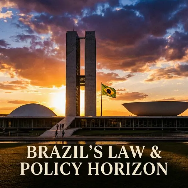 O Congresso Nacional em Brasília ao pôr do sol, símbolo da reforma tributária histórica que isentou milhões de brasileiros do Imposto de Renda