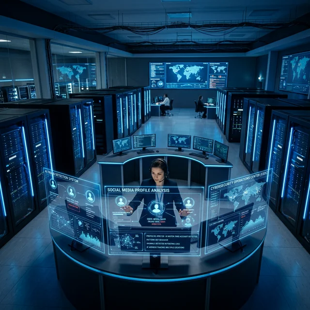 Meta's security operations center using AI to detect fraudulent accounts