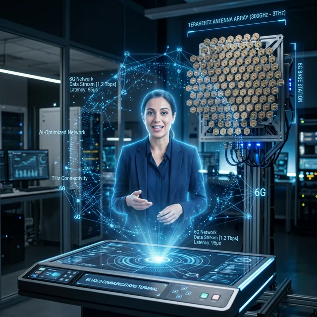 Demostración de tecnología 6G en MWC 2026