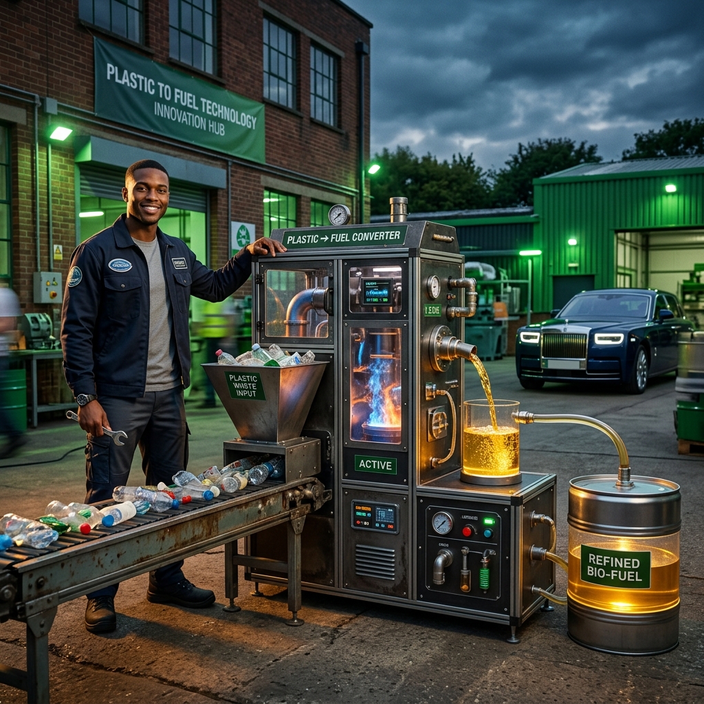 Gasolina Sem Petróleo Já Existe: Como Plástico, Plantas e Lixo Estão Virando Combustível de Alta Performance em 2026
