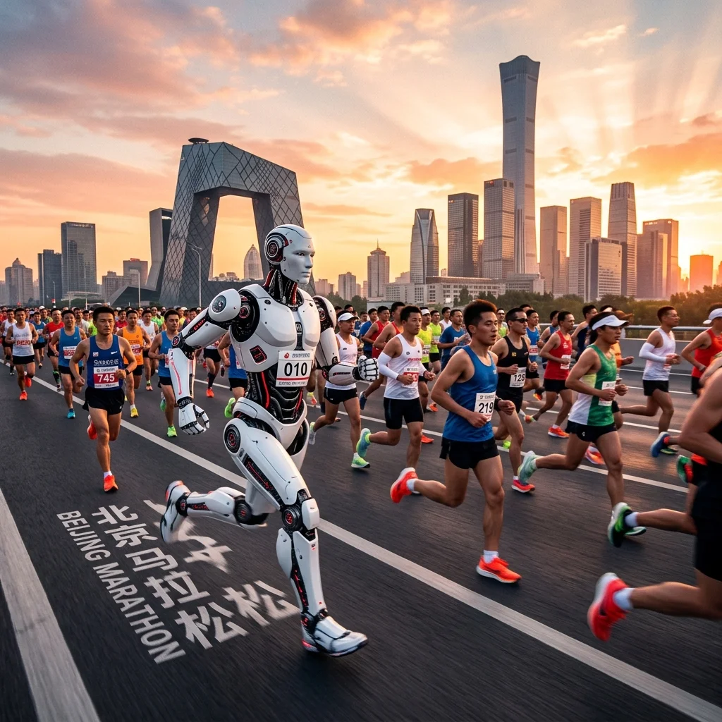 300 Robôs Humanoides Vão Correr Meia-Maratona em Pequim