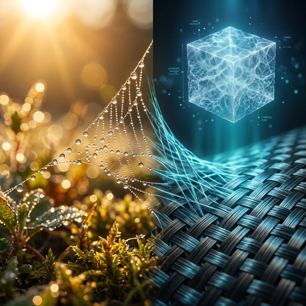 Seda de Aranha e Aerogéis: Materiais do Futuro Já em Uso