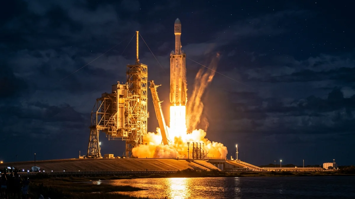 SpaceX Launches Giant BlueBird Block 2 Satellites for Direct Cell Connectivity