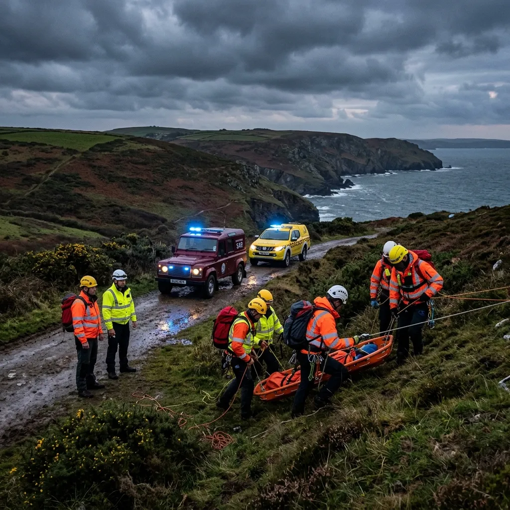 "Tragedy in Devon: British Royal Navy Helicopter Crash Leaves Three Dead"