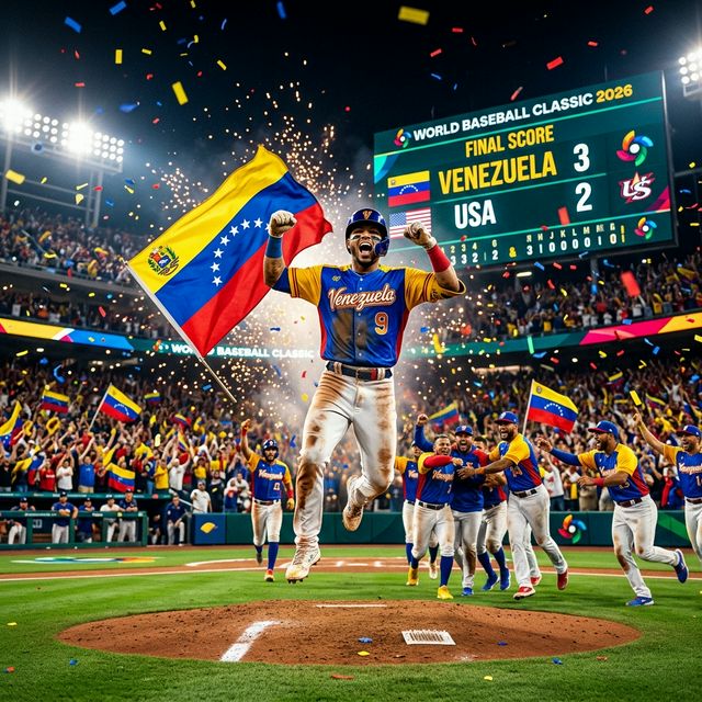 ⚾ Venezuela 3-2 EE.UU. en WBC